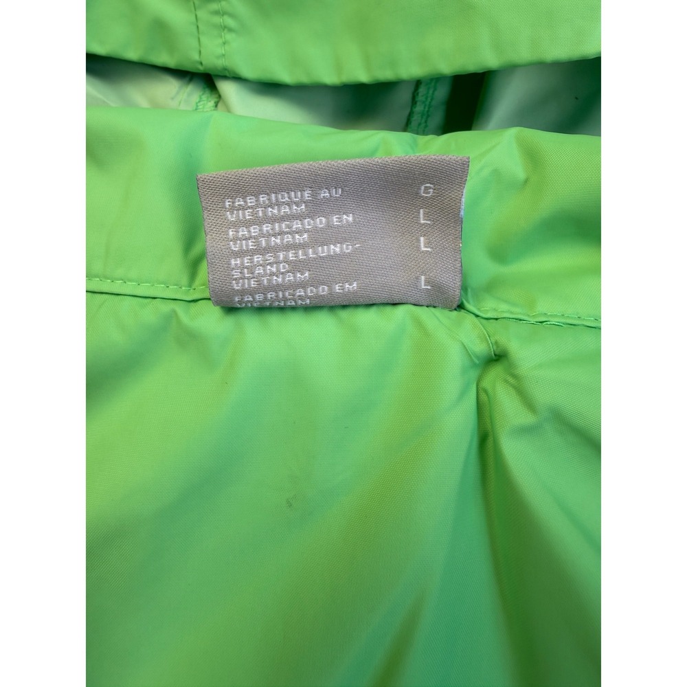 Columbia Switchback III Rain Jacket Women Large Green Hooded Windbreaker Outdoor - Picture 12 of 16